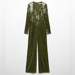 MANGO Sequins long jumpsuit